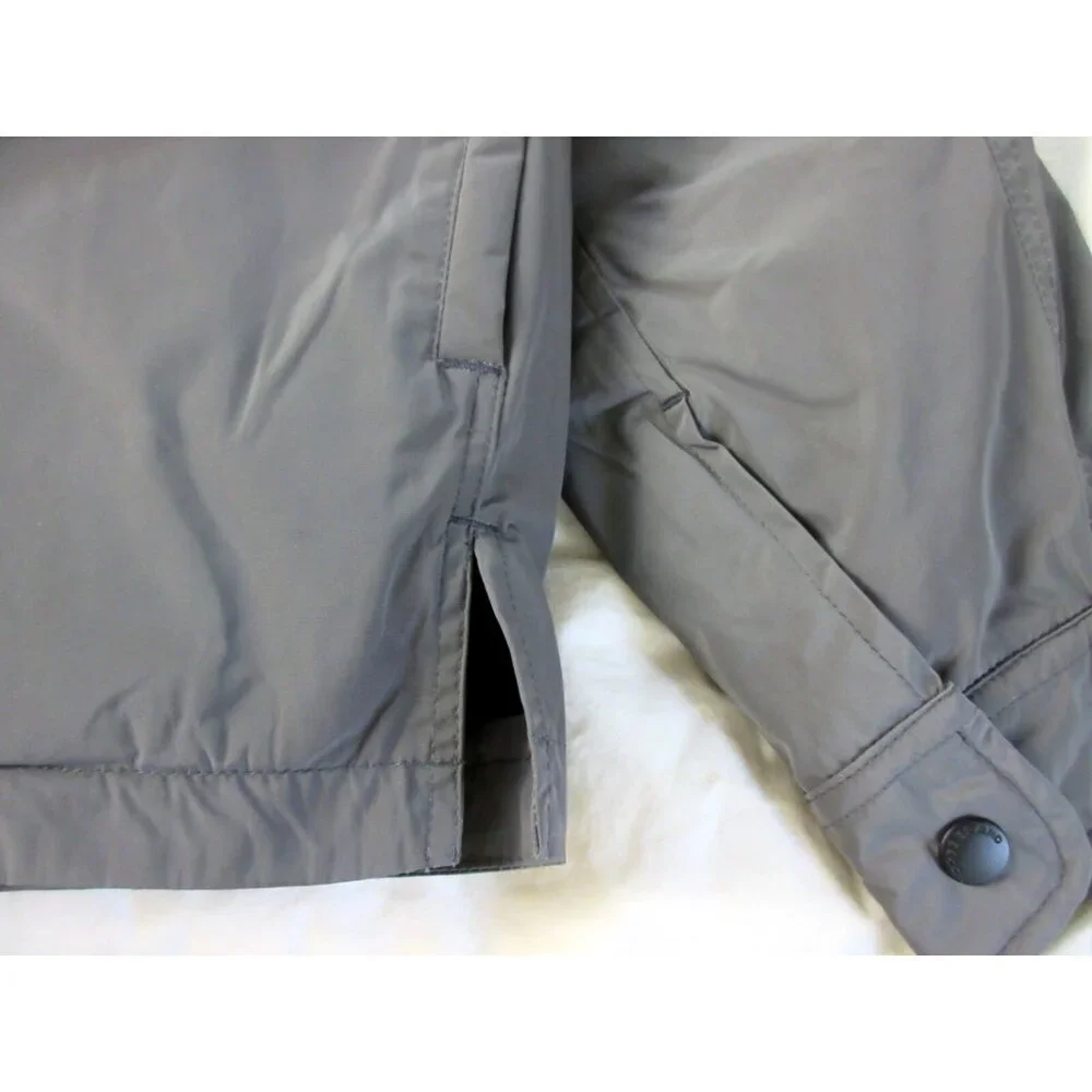 OOBE Brand Men's Snap Front Deck Shirt Jacket Ash Grey Black NWT